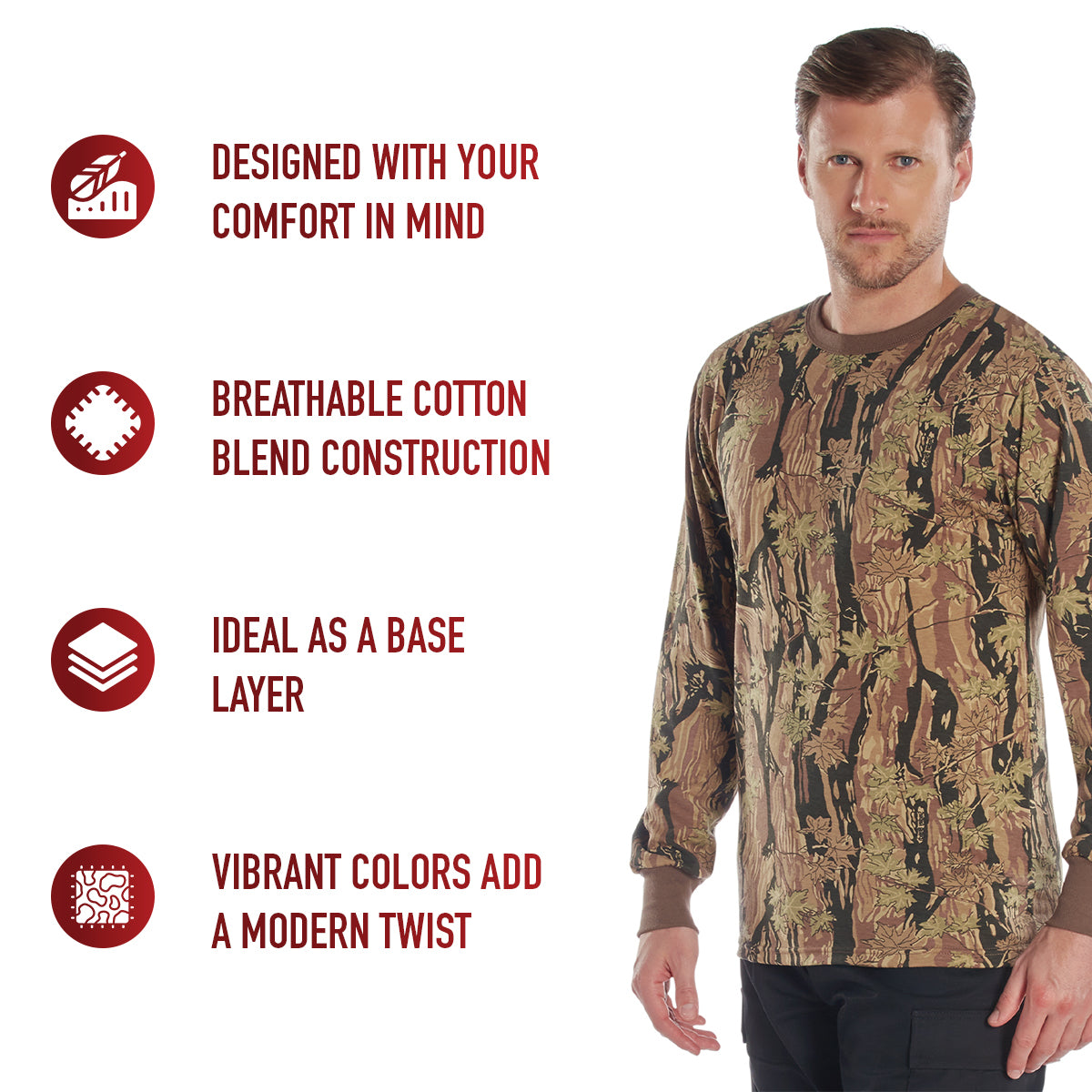 Rothco Long Sleeve Camo T-Shirts