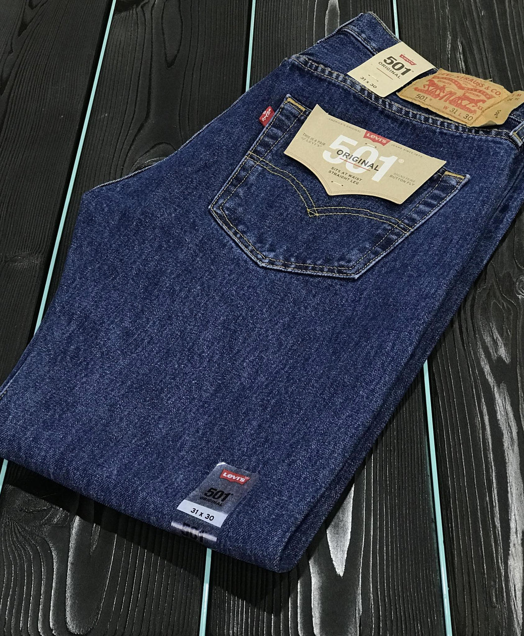 Levi's 501 Original Fit Jeans - Dark Stonewash